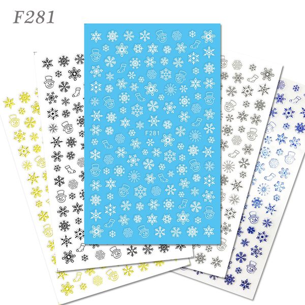 

lace sheet christmas nail snow flower 1 art sticker decals tips tool 3d wraps stamp diy manicure slider decoration jif281-284