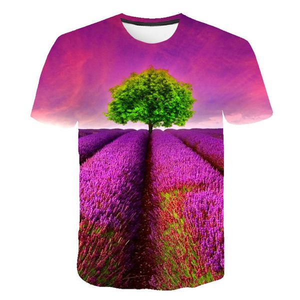 

tulip rose flower mens men 3d print shirts anime funny oversized men clothing