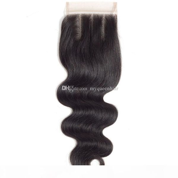 

grade my queen brazlian human hair 4*4 swiss hd lace closure frontal body wave with baby hair, Black;brown