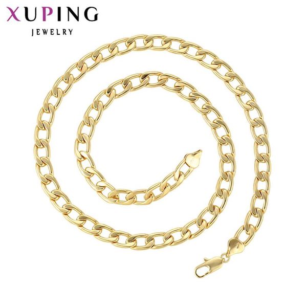 

xuping nice necklace fashion necklace popular style long men jewelry promotion 42564, Silver