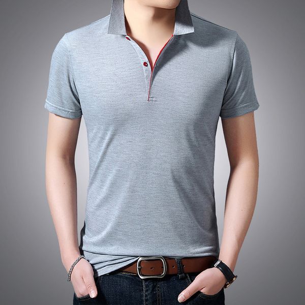 

2021 new arrival quality polo shirts will see fashion business men's shirt size m-3xl r9sy, White;black
