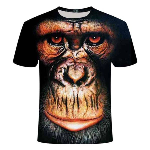 

orangutan pattern animal print 3dt 3d print shirts anime humor hippie men clothing