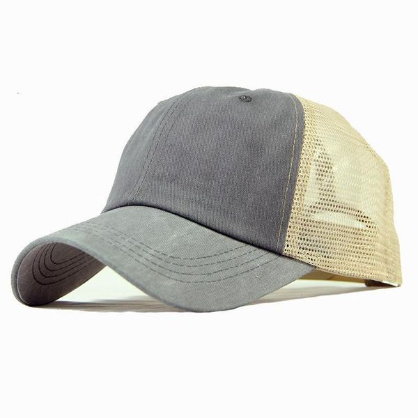 

outdoor cotton baseball caps solid color mesh baseball caps casual simple hats adjustable h wmtxbe, Blue;gray