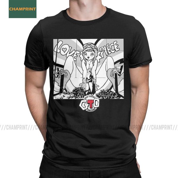 

great teacher onizuka men's awesome gto manga japan japanese eikichi anime short sleeve sport hooded sweatshirt hoodie men t shirt