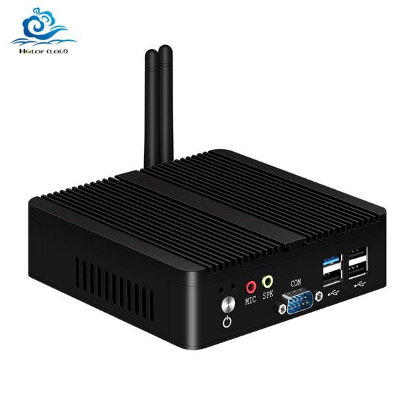 

server pfsense router firewall mini pc fanless dual-nics 2*com pentium j2900 wifi hdmi windows 10 industrial mini computer