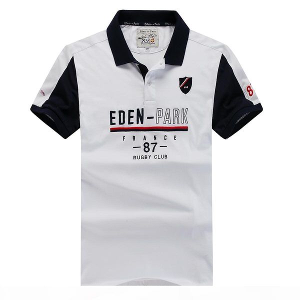 

eden park summer selling short polo men nice quality fashion design men polo homme tees homme m  xl xxl fast shippi, White;black