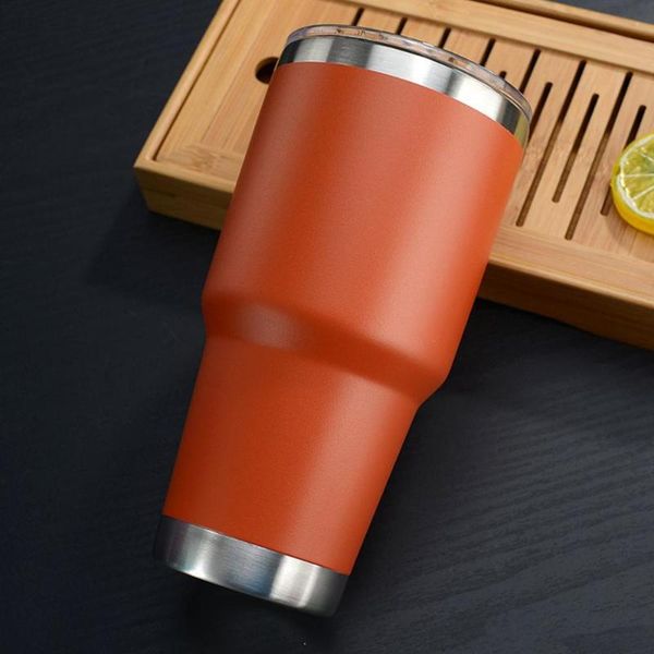 

14oz tumbler stainless steel travel mug insulated car ice cup camping double wall vacuum insulation water coffee cups with lid