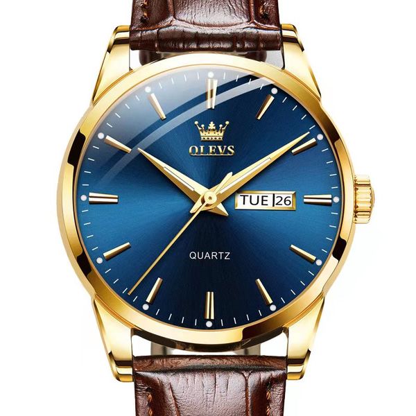 

[recommendation] swiss brand oulishi genuine ultra thin watch men's quartz luminous waterproof business watch, Slivery;brown