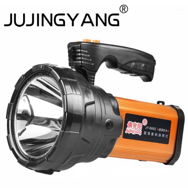 

high power 6000 lumens led searchlight outdoor camping adventure portable waterproof searchlight rechargeable torch1