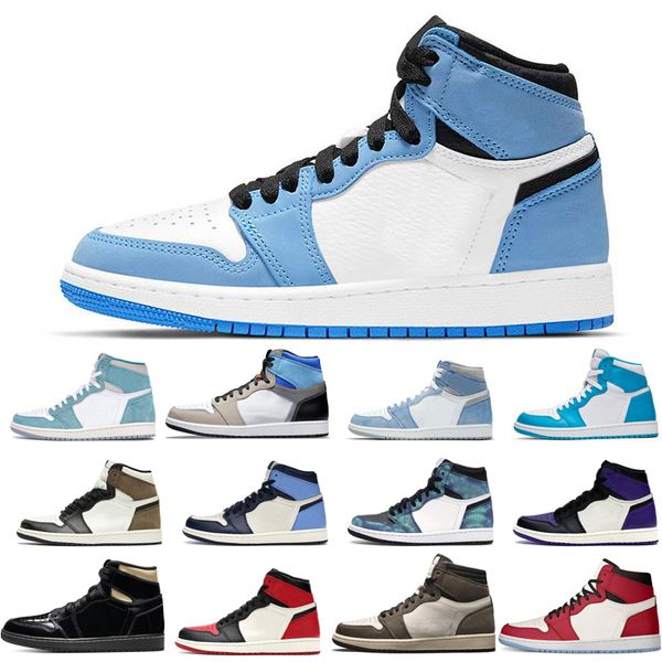 

2022 basketball shoes 1s men 1 women crimson tint toe dutch green fearless maison chateau rouge pink quartz smoke grey obsidian shadow fashi