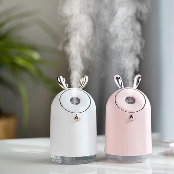 

250ml lovely ultrasonic humidifier with colorful mood light