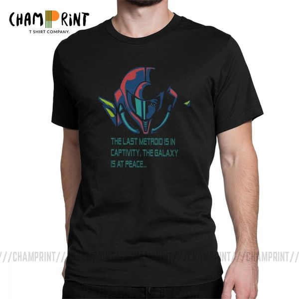 

sport super metroid debriefing t shirt for men 100% cotton novelty t-shirts o neck tees short sleeve clothing plus size