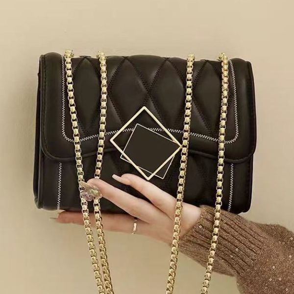 

luxury designer bags 2021 solds gold chain brand flap fashion genuine leather womens handbags purses shoulder crossbody quilted bag