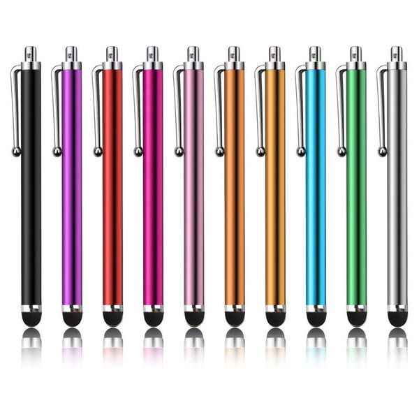 Mosible 10pcs/lote universal caneta caneta de caneta capacitiva caneta de tela para ipad iphone samsung xiaomi telefone celular