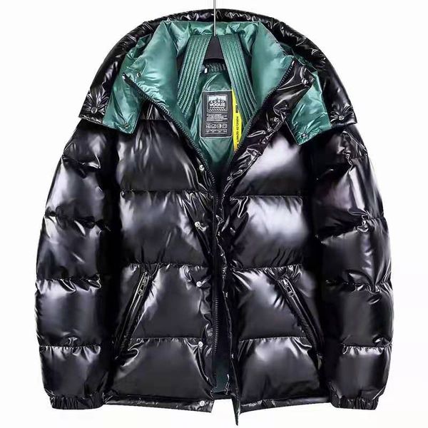 

new the outdoor sports north down jacket medusacouple models velvet face down coat fashion highly quality winter coats sports parkas, Black