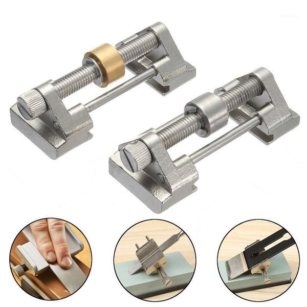 

side clamping fixed angle knife sharpener chisel honing guider wooden chisel planer blade flat edge sharpening tools1
