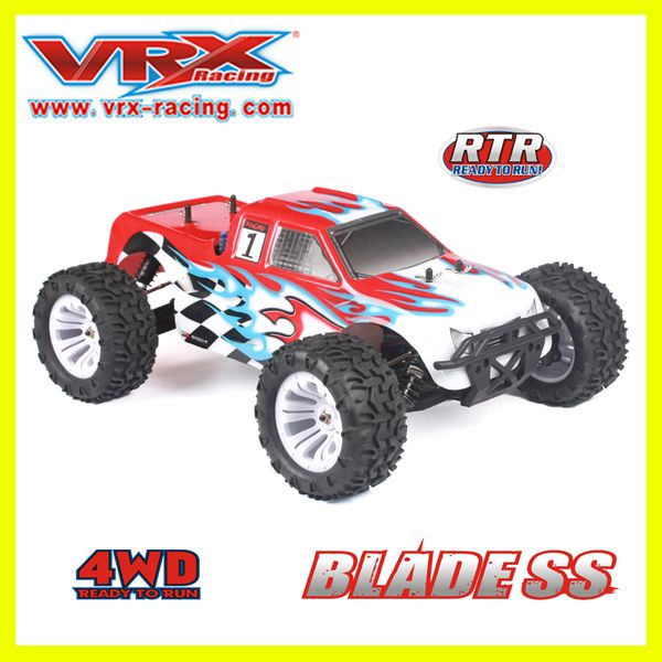 

rc truck remote control toy vrx racing sword 1/10 electric truck brushed without battery and charger rc toys 4wd rc truck 1:10
