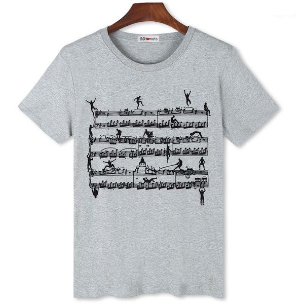 

bgtomato original brand creative hand printing t-shirt summer cool tshirt for men personality tees1, White;black
