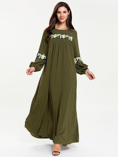 

2021 new arabs caftan dubai elegant elbise women dressed eid ramadan sukienki femme robe musulmane i7o7, White;black