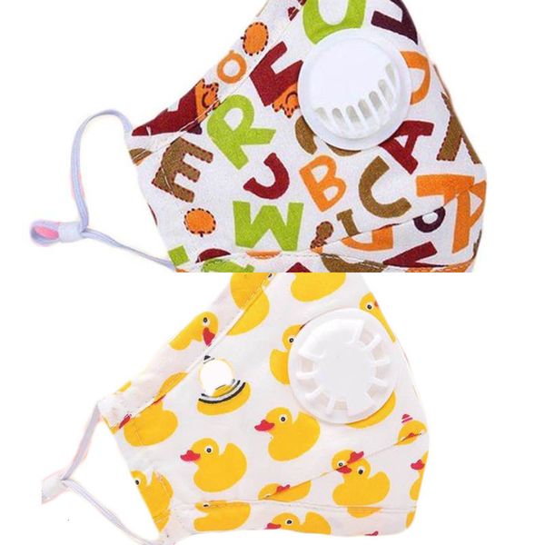 

pm2.5 masks kids face car children's duck filter breathing valve cotton anti dust printed cartoon mask 10 0m47