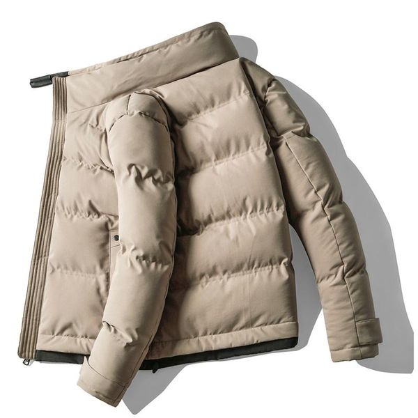 

men's down & parkas cotton jacket 2021 winter handsome short korean version of the slim trend, Black