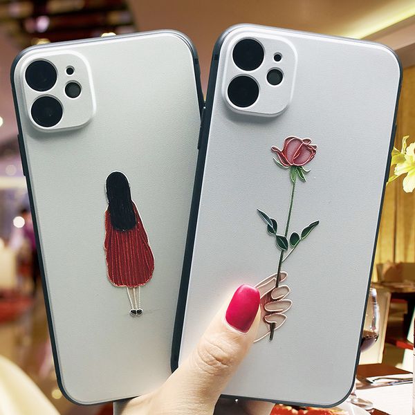 

для iphone 6 6s 7 8 plus 11 pro max xr x s xs plush coque coque fundas cover cover cover protecture case