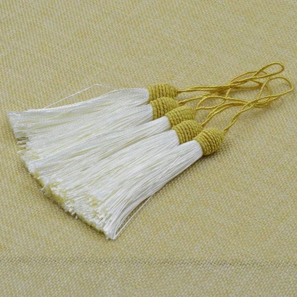 

10pc screw thread hat tassel diy jewelry curtain garments decorative accessories key cell phone bag fringe craft tassels pendant h sqcbzg