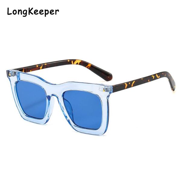 

square sunglasses women 2021 brand design vintage oversize sun glasses male female square fashion flower frame eyewear uv blue, White;black
