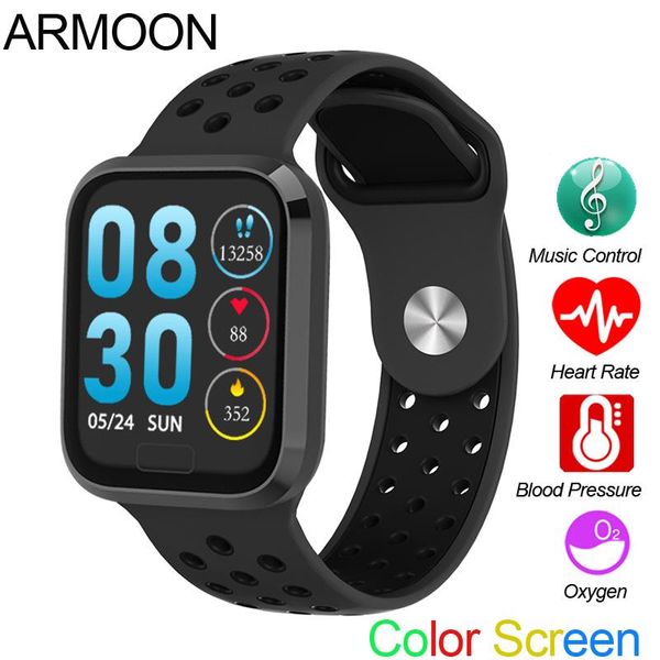 

smart sport watch m98 android ios heart rate blood pressure bracelet fitness tracker sleep monitor color music call message band jlltoq