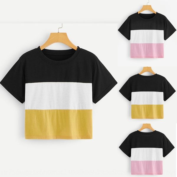 

женский верхний соответствующий стиль цвета полосатого свободное jackett футболка женщины в соответствие цвета сверху стиль полосатого свобо, White