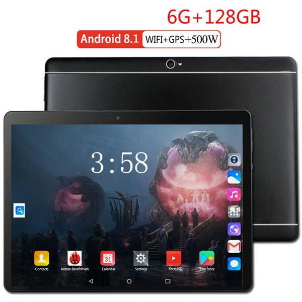 

10.1 inch tablet pc new kids tablet pc mutlti touch android 8.0 octa core google store the tablets 6gb ram 128gb rom wifi gps