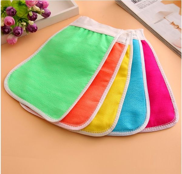 

200pcs korea hammam scrub mitt magic peeling bath glove exfoliating tan removal shower bath morocco towel