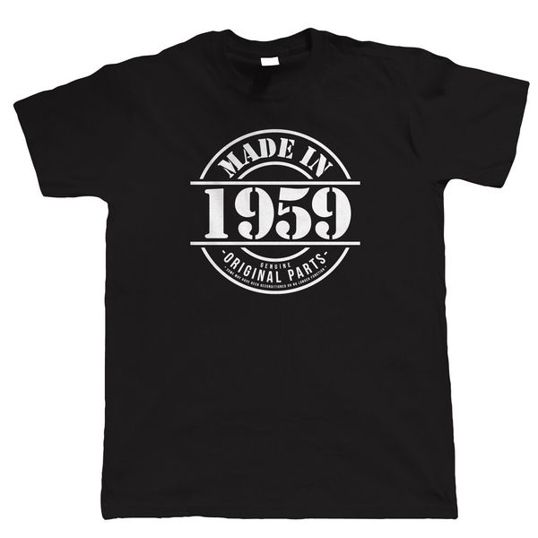 

sport made in 1959, mens t shirt - funny 60th birthday year gift dad grandad him 2019 latest men fashion summer new custom tee