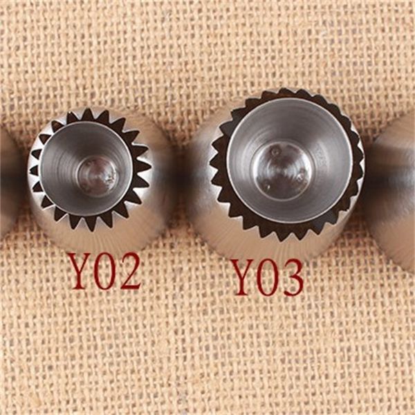 

stainless steel cookies hollow nozzle biscuits cream cake decorating supplies baking tool nozzles kitchen accessories new 2 6jb f2