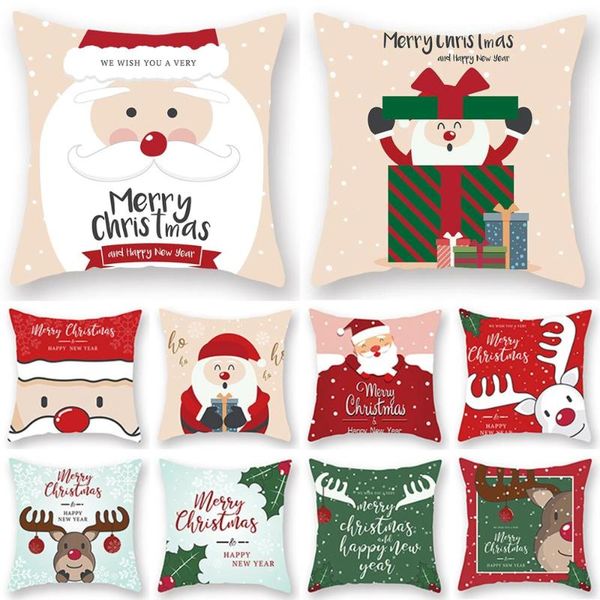 

taoup cartoon christmas pillowcase merry christmas ornaments xmas decoration for home noel 2020 new year gifts for kids navidad