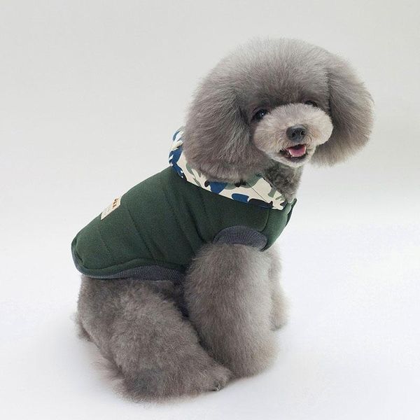 

хлопок малые вниз для пальто котика повседневных погод pet puppy куртка hood теплых с одеждой cat winter dogs cold bbyfnc sweet07