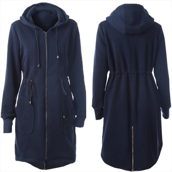 

обычная толстовка с капюшоном платье длинные zip up hoodie 3xl poleron mujer 2020 туника с длинным рукавом назад zip ярус толстовку твердые, Black