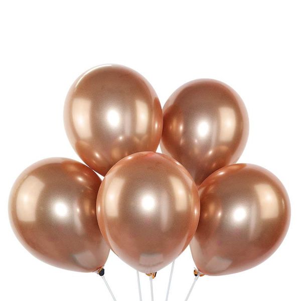 

10pcs 5.6g chrome latex balloons metallic inflatable air balloons globos for wedding happy birthday party decoration kids toy wmtbjn xhhair