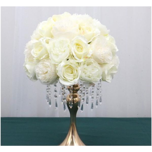

original design wedding arch decor flower row arrangement artificial table centerpiece flower ball corne jllacl sinabag
