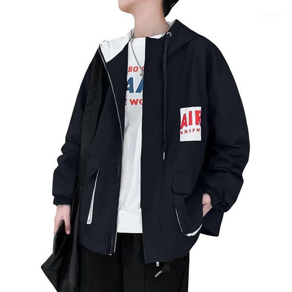 

black thin jacket men cargo bomber jackets japanese steetwear autumn big pockets harajuku hip hop windbreaker men cc50jk1, Black;brown