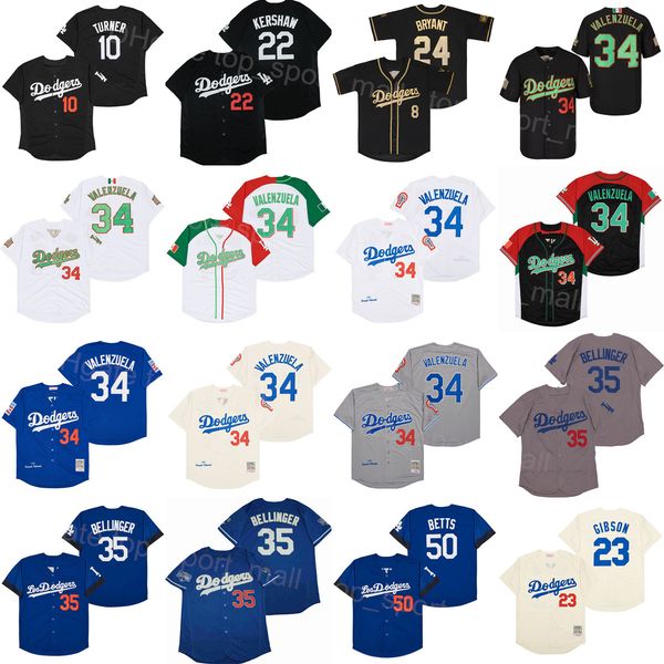

1981 vintage baseball retro 50 mookie betts jersey 22 clayton kershaw 10 justin turner 34 fernando valenzuela 35 cody bellinger stitched bei, Blue;black