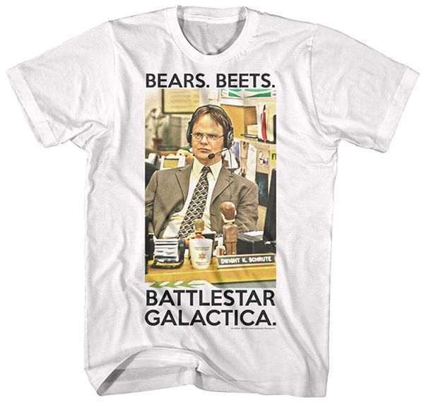 

t line dwight schrute the office letter printing short sleeve personality sport hooded sweatshirt hoodie t shirt