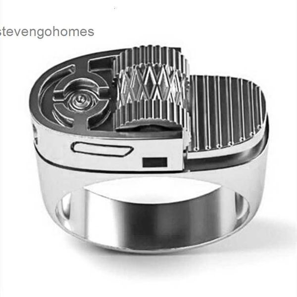 

chenrui wind lighter accessories new ring, Silver