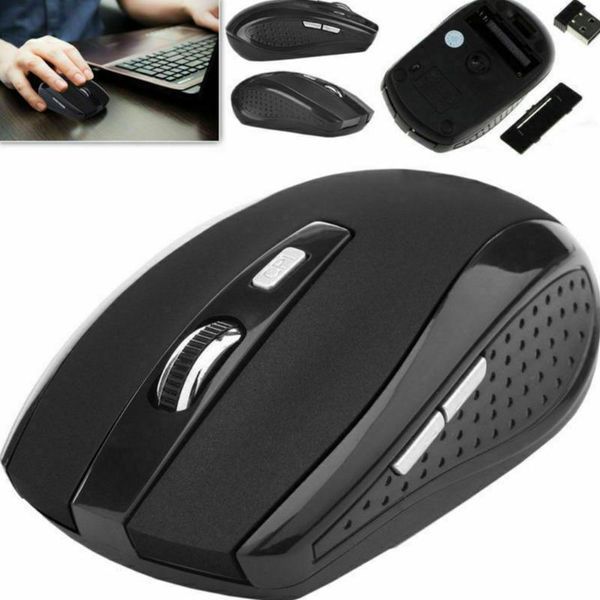 

2.4g wireless mouse computer working gaming wireless battery powered 1600dpi plastic optical mouse