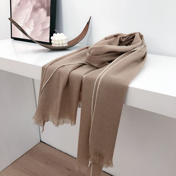 

foreign style pure color korean scarves for female winter students, Blue;gray