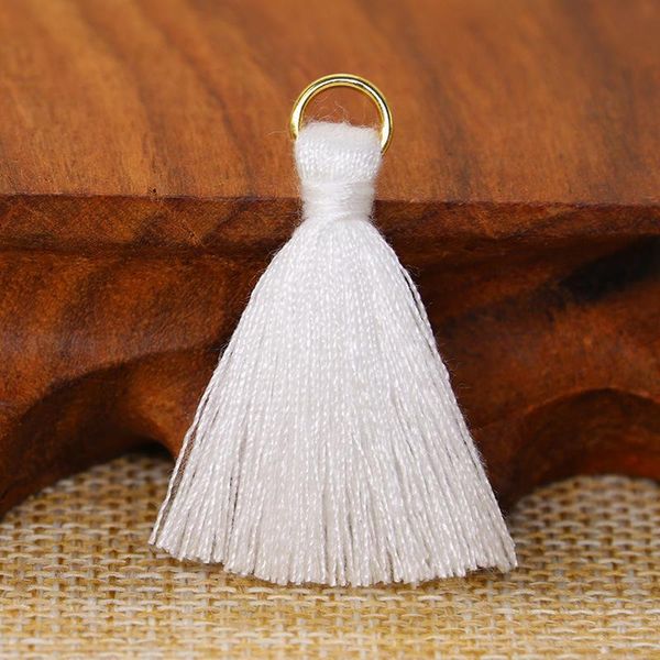 

30pc polyester cotton metal ring tassel fringe pendant diy garments curtains decor craft tassel trim earrings jewelry components h sqcedg