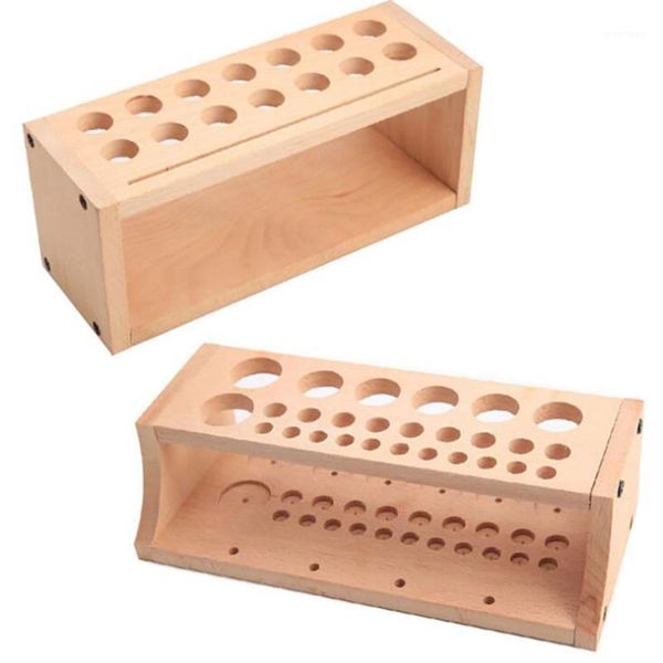 

wooden leather tools storage box shelf leather tool organizer leathercraft tools holder punch storage box organizer1