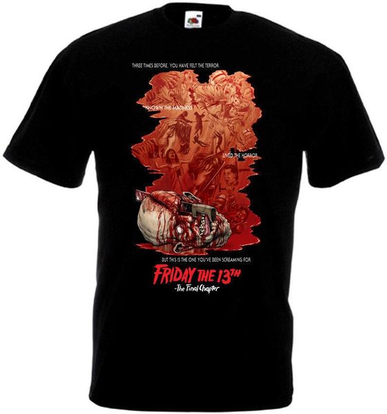 

friday the 13th movie poster funny hip hop 3d print short sleeves big size hoodie designers t shirts sweatshirt