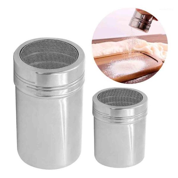 

dredger chocolate stainless steel cinnamon coffee shaker safe