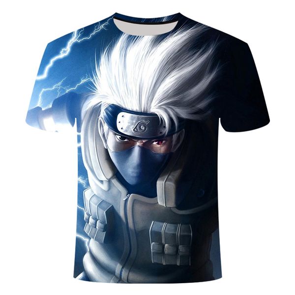 

brand cartoon naruto 3d print shirts anime hippie humor men clothing